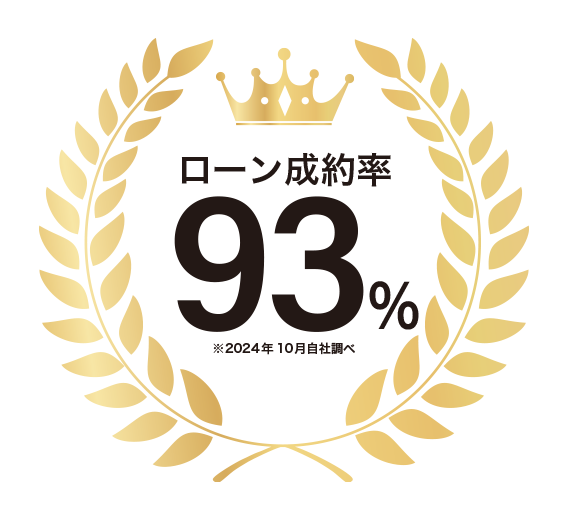 ローン成約率93%